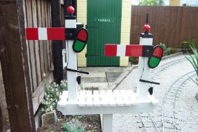 CHRIS AND NICK HAVING FUN STEAMING INTO WOODY BAY STATION